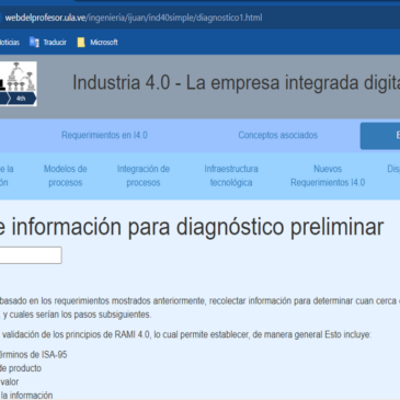 Diagnóstico hacia I4.0